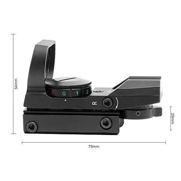 BESTSCOPE Rifle Scope 3 Bestscope Reflex Sight with 4 Reticles Red Green Dot Sight with 11mm