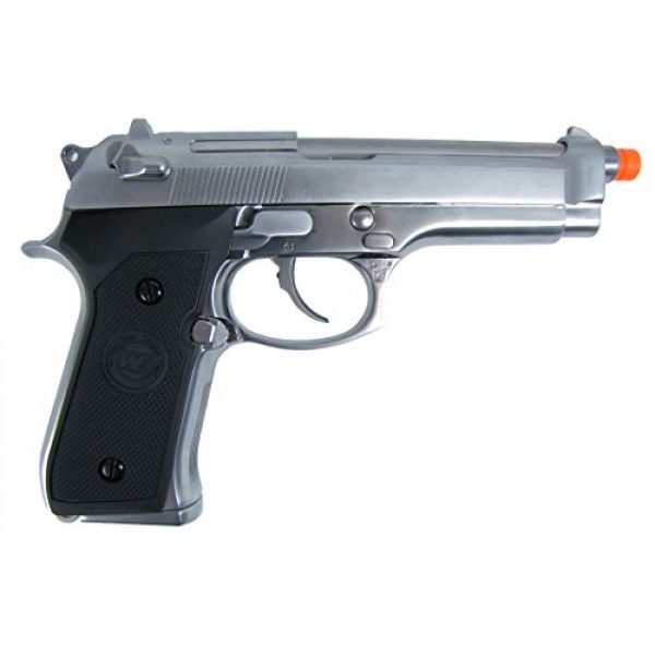 WE Airsoft Pistol 1 WE m92 gas/co2 blowback full metal - silver by we(Airsoft Gun)
