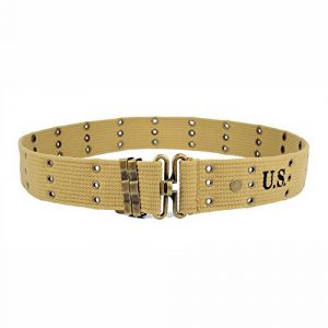 SMONT Tactical Belt 1 SMONT Repro WW2 US Army M36 Pistol Belt Tactical WWII M1936 Webbing Belt Up to 42 Inches