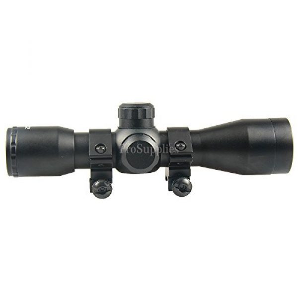 TACFUN Rifle Scope 2 TACFUN Tactical Rangefingder Reticle Compact Scope/w Rings
