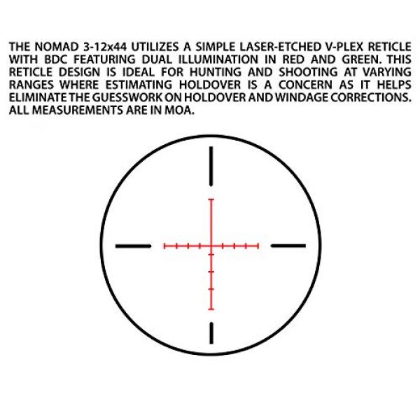 Atibal Rifle Scope 5 ATIBAL Nomad 3-12x44, Black, AT-NMD-31244