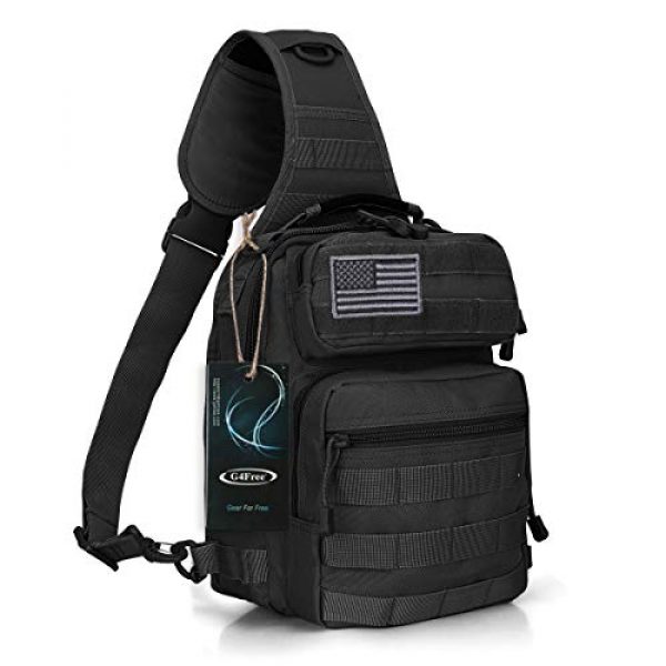 G4Free Tactical Backpack 1 G4Free Tactical Sling Bag Backpack Military Rover Shoulder Sling Pack Molle EDC Small Crossbody Chest Pack