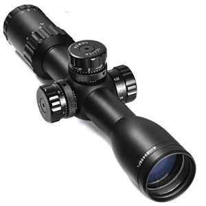 Ade Advanced Optics Rifle Scope 2 Anthem Series 4-12x40 with Side Parallax Adjustment and Resetable Locking Turrets with HD Duplex Retical