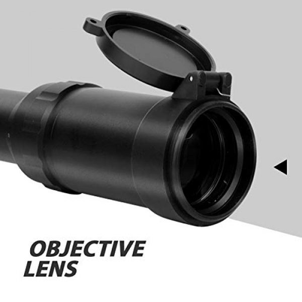 EUTOPETIAN Rifle Scope 3 EUTOPETIAN 1-4x24 Rifle-Scope for Hunting-Illuminated Tactical Scope 1-4x Riflescope