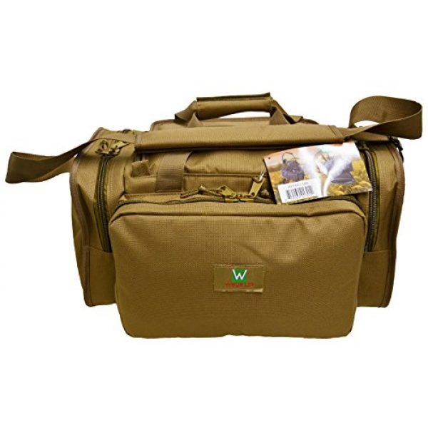 Ways Up Tactical Backpack 3 Ways Up R21 Gun Range Bag, Tactical Shooting Range Bag for Pistols with Divider and Pistol Pouch Included