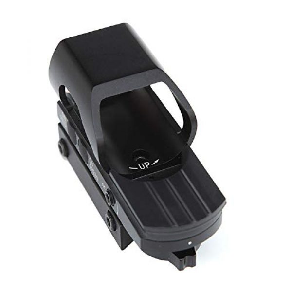 DJym Rifle Scope 6 DJym Red Dot Reflex Sight- Reflex Sight Optic and Substitute for Holographic Red Dot Sights