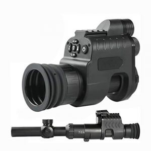 MUJING Rifle Scope 1 MUJING Digital Video Recording Hunting Night Vision Rifle Scope Monocular Camera VCR with 850nm Infrared IR Flashlight for Outdoor Tactical Rifle Hunting Super Shockproof