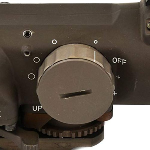 Elcan Rifle Scope 6 Elcan SpecterDR 1x/4x Optical Sight, 7.62mm, CX5396 Illum Crosshair Reticle, Flat Dark Earth