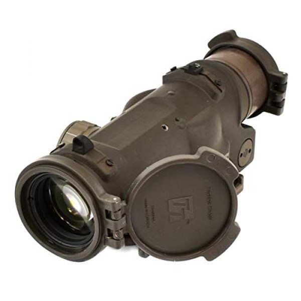 Elcan Rifle Scope 4 Elcan SpecterDR 1x/4x Optical Sight, 7.62mm, CX5396 Illum Crosshair Reticle, Flat Dark Earth