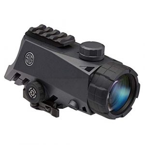 Sig Sauer Rifle Scope 1 Sig Sauer Bravo4 4x30mm Graphite Illum. 5.56/7.62 Horseshoe Dot Reticle Battle Sight
