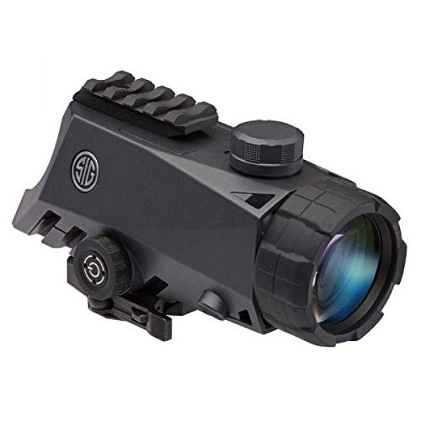 Sig Sauer Rifle Scope 1 Sig Sauer Bravo4 4x30mm Graphite Illum. 5.56/7.62 Horseshoe Dot Reticle Battle Sight