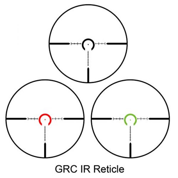 BARSKA Rifle Scope 5 BARSKA AC13026 Level HD 1-6x24 FFP Rifle Scope Illuminated HRS MOA Reticle