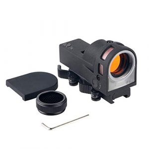 UELEGANS Rifle Scope 1 UELEGANS Red Dot Tactical Self-Illuminated Reflex Sight for Shooting Riflescope with Kill Flash Anti Reflection Device Protector for Hunting, Sport Shooting Airsoft