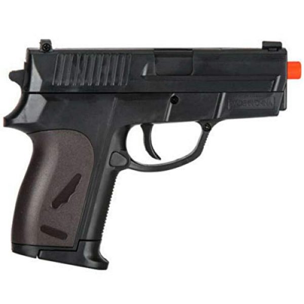 MilSim Airsoft Pistol 5 Twin Spring Dual Airsoft Pistol Combo Pack Set Hand Gun w/Case 6mm BB BBS