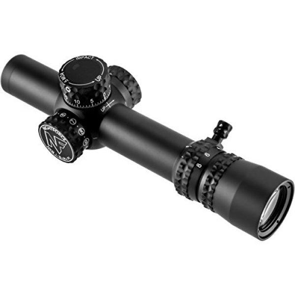 NightForce Rifle Scope 1 Night Force NX8 1-8X24 F1 ZeroStop .5MOA Capped Turretts PTL FC-MOA