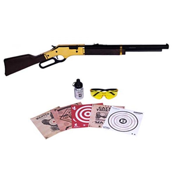 Barra Air Rifle 1 Barra Airguns 1866 Air Rifle Junior Bundle Kit .177 Cal Pellet and BB Gun for Kids and Youth