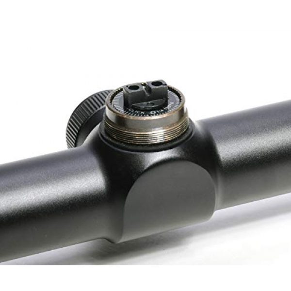 Hammers Rifle Scope 2 Hammers Full Size Classic 1inch Tube Fast Focus Variable Zoom Power Mil-Dot Reticle Rifle Scope 4-12x40 w/Weaver Style Rings