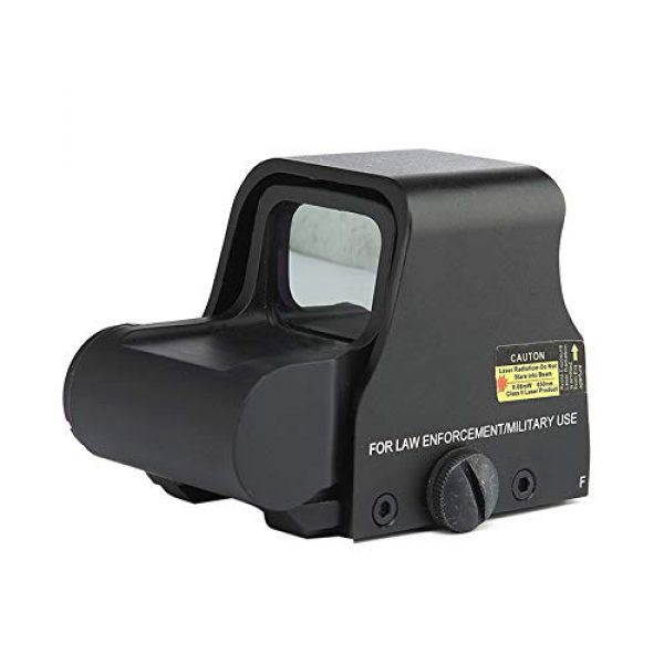 DJym Rifle Scope 1 DJym HD Fast Aiming Accessories, Red Dot Sights Waterproof Shockproof 22mm Rail
