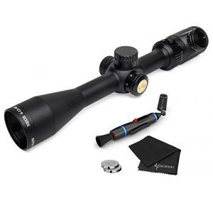 Wearable4U Rifle Scope 1 Athlon Optics Neos 4-12x40, Capped, Side Focus, 1 inch, SFP Second Focal Plane Riflescope with Included Wearable4U Lens Cleaning Pen and Lens Cleaning Cloth Bundle