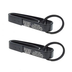 ZAKTOOL Tactical Belt 1 Zak Tool Key Ring Belt Holder - No. 55 - for 2.25-inch Sam Browne Belt - 2 Pack