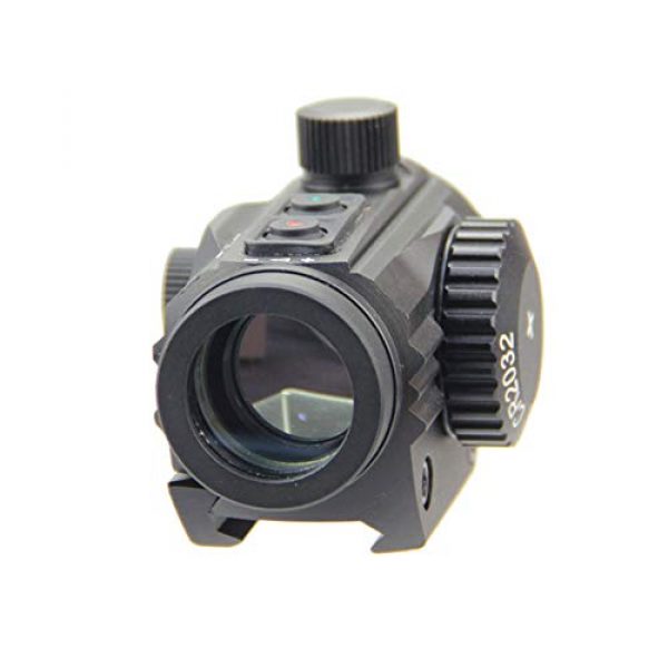 DJym Rifle Scope 4 DJym HD Silver Film Without Magnification, Red Dot Sight Shockproof Waterproof Stable Sight