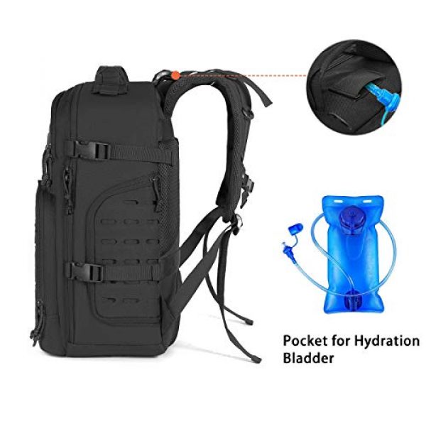 MOSISO Tactical Backpack 3 MOSISO Tactical Backpack, 3 Day Molle Rucksack Hiking Daypack Men Shoulder Bag