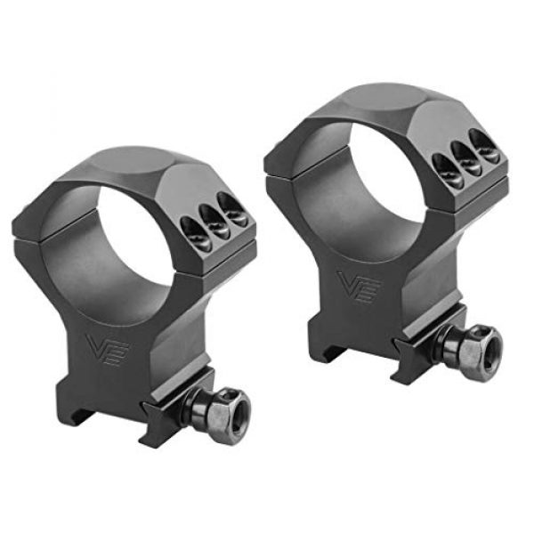 Vector Optics Rifle Scope 7 Vector Optics Continental 4-24x56 First Focal Plane (FFP) Rifle Scope, 34mm Tube, 1/10 MIL Per Click Adjustment, Turret Lock System, Free Picatinny/Weaver Mount Rings, Matte Black