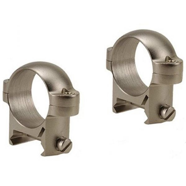 Burris Optics Rifle Scope 2 Burris Optics Weaver Style Zee Rings, Solid Steel, Top and Bottom Matched for Strength and Fit