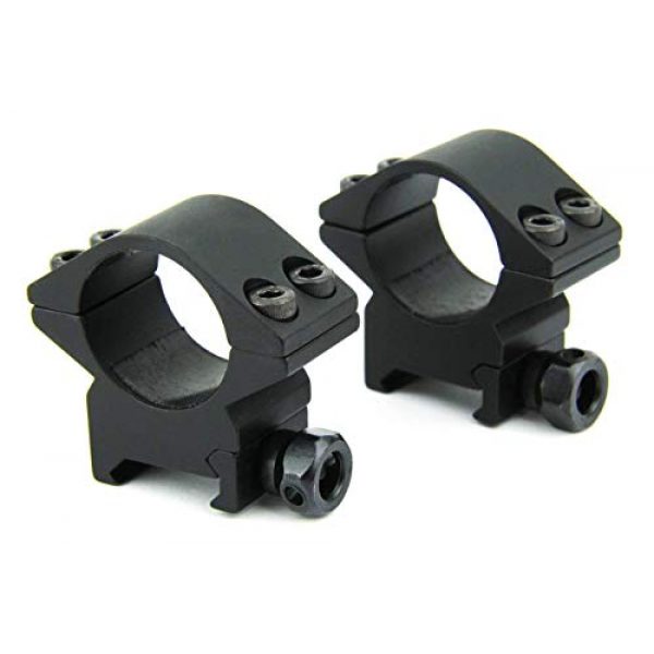 GOTICAL Rifle Scope 7 Gotical Tactical Scope Compact 4x32 Rifle Scopes .223 .308 Rifle Scope Mil-Dot Corsshair W/Scope Mounting Kit 1 Inch Scope Rings Mossberg 500 590 835 Shotgun Scope Mounts