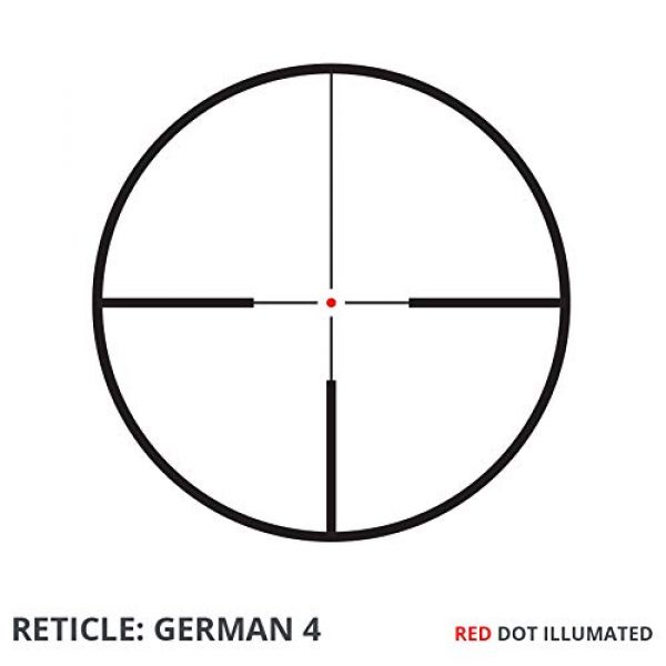 Vanguard Rifle Scope 7 VANGUARD Endeavor RS IV 1.5-6x42 30mm Riflescope, German 4 Reticle, Illuminated