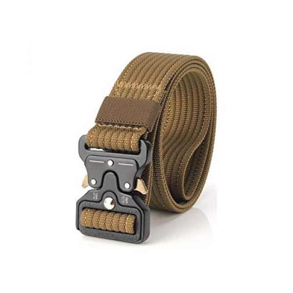 Scavengerurban Tactical Belt 1 Tactical Belt, Military Style, Outdoor, Fishing, Hunting Gear, Survival, Nylon Breathable for Riggers Mountaineers, Heavy-Duty, Quick-Release Metal Buckle All Wheather Everyday Carry