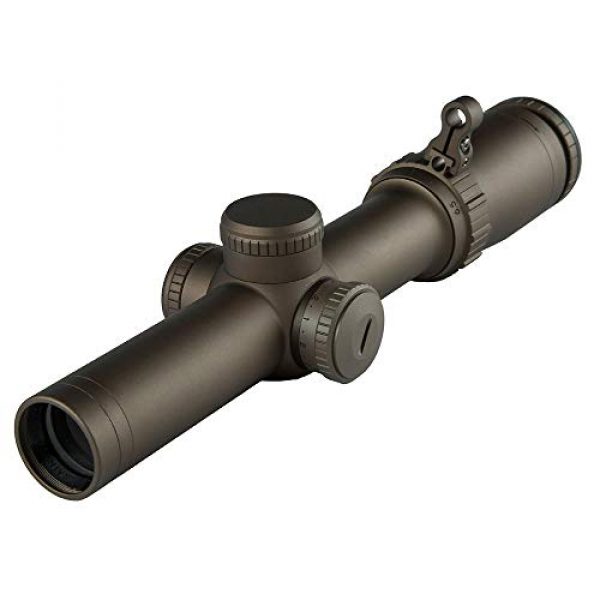 Bushnell Rifle Scope 1 Bushnell Elite Tactical SMRSII Pro 1-6.2x24 Flat Dark Earth QC BDC Reticle Riflescope