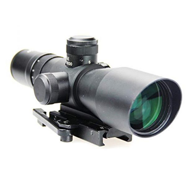 DJym Rifle Scope 1 DJym 3-9X42E Scope, P4 Optical Sight Rifle Scope Waterproof, Shockproof and Anti-Fog