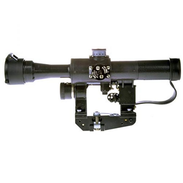 BelOMO Rifle Scope 3 BelOMO POSP 4x24 T. Optical Rifle Scope. Russian Side Mount. 400m Rangefinder. 1 MOA. Combloc