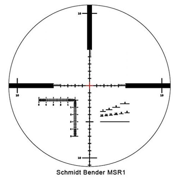 Schmidt & Bender Rifle Scope 3 Schmidt & Bender PM II 5-25x56 34mm L/P MTC LT FFP .1 MRAD MSR Illumi. Riflescope