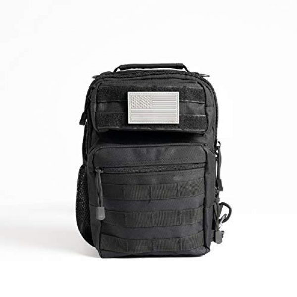 Whiskey Woods Outdoors Tactical Backpack 7 Whiskey Woods Outdoors Military Tactical EDC Sling Bag Molle Shoulder Diaper backpack