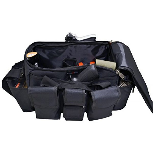 Explorer Tactical Backpack 1 Explorer Tactical Range Bag Bail Out Bag Police Gear Bag Patrol Bag Hunting Shooting Bag, Black