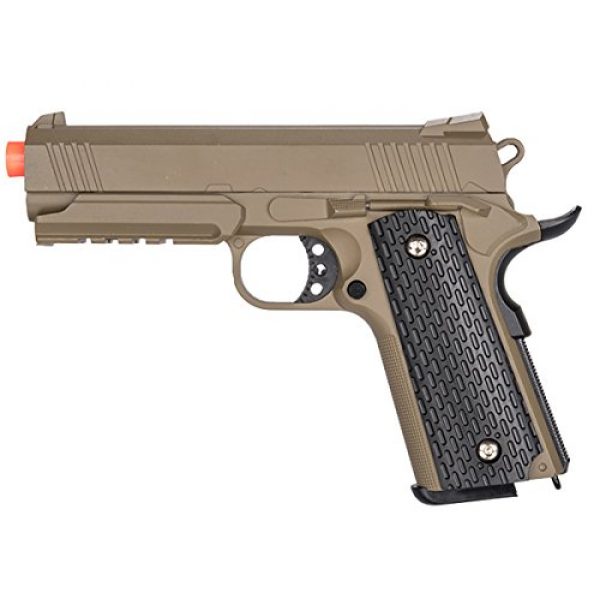 UKARMS Airsoft Pistol 1 UKARMS G25D 1:1 Scale Metal Spring Airsoft Gun - Tactical Pistol (Desert)