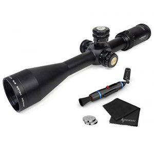 Wearable4U Rifle Scope 1 Athlon Optics Helos BTR 8-34x56, Direct Dial, Side Focus, 30mm, First Focal Plane Riflescope with Included Extra Battery CR2032 and Wearable4U Lens Cleaning Pen and Lens Cleaning Cloth Bundle