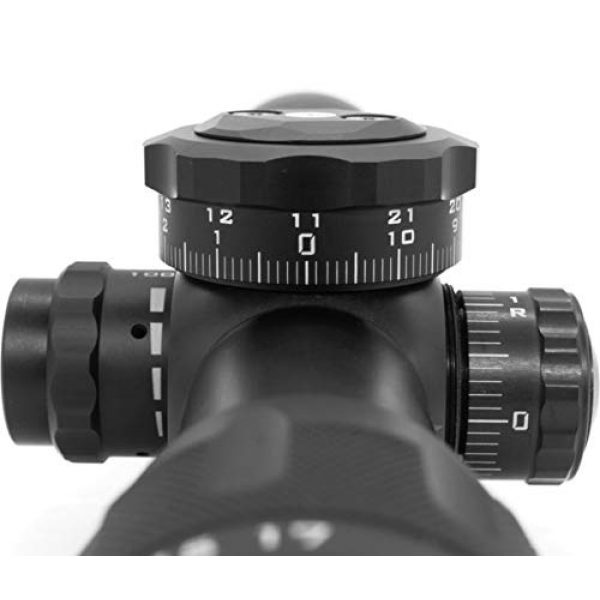 U.S. Optics Rifle Scope 4 U.S. Optics FDNFX-10 Riflescope, 10x40mm, 34mm Tube, FFP, MOA Scale Type 1 Reticle, FDN FX10 MOA