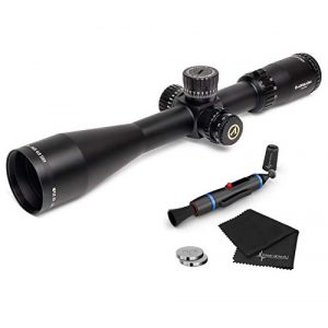 Wearable4U Rifle Scope 1 Athlon Optics Ares BTR 4.5-27x50 Direct Dial, Side Focus, 30mm Riflescope with Included Extra Battery CR2032 and Wearable4U Lens Cleaning Pen and Lens Cleaning Cloth Bundle