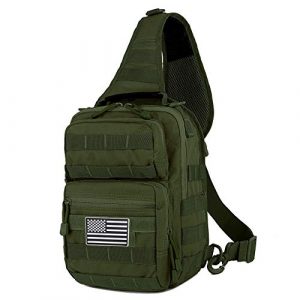 QT&QY Tactical Backpack 1 QT&QY Tactical Sling Bag for Men Small Military Rover Shoulder Backpack EDC Chest Pack Molle Assault Range Bag