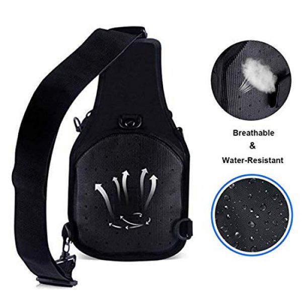 hopopower Tactical Backpack 3 Hopopower Tactical Sling Bag Pack Crossbody Shoulder Backpack Sport Daypack for Men