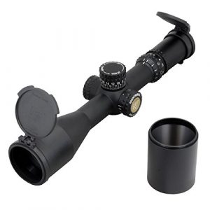 NightForce Rifle Scope 1 Nightforce Optics 5-25x56 ATACR Series Riflescope, Matte Black with First Focal Plane H59 Reticle, 34mm Tube Diameter, .1 Mil-Radian, Side Parallax Adjust