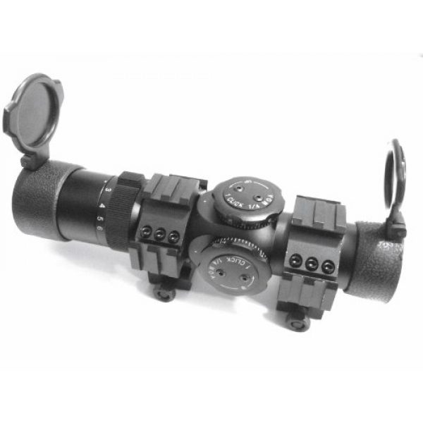 Ade Advanced Optics Rifle Scope 2 Ade Advanced Optics 1-6x28 First Focal Plane FFP CQB Rifle Scope 35mm Tube M4-62 Reticle, Mounts Included.