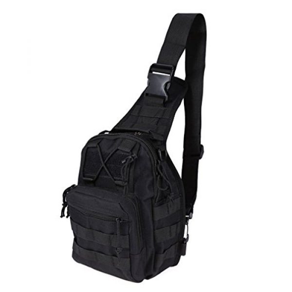 REDGO Tactical Backpack 1 REDGO Tactical Shoulder Chest Bag Military Crossbody Oxford Cloth Comfortable Crossed Backpack for Trekking Camping Hiking