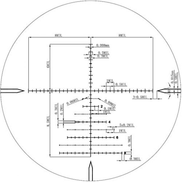 Vector Optics Rifle Scope 6 Vector Optics Marksman 4-16x44mm, 1/10 MIL, 30mm Tube, First Focal Plane (FFP) Hunting Riflescope