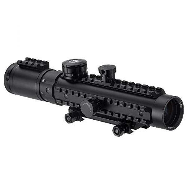 BARSKA Rifle Scope 6 BARSKA Red Cross Electro Sight Riflescope (1-3x30)