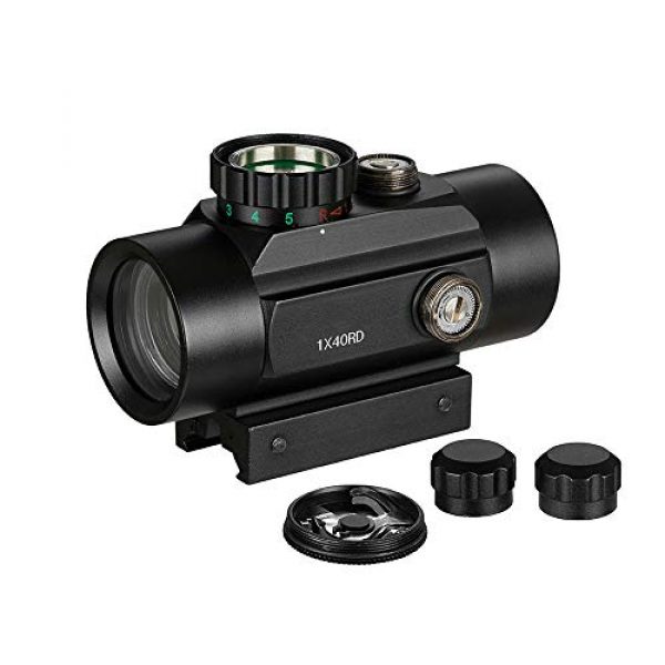 TGUANG Rifle Scope 4 TGUANG 1x40 Riflescope Tactical Red Dot Scope Sight Hunting Holographic Green Dot Sight with 11mm 20mm Rail Mount