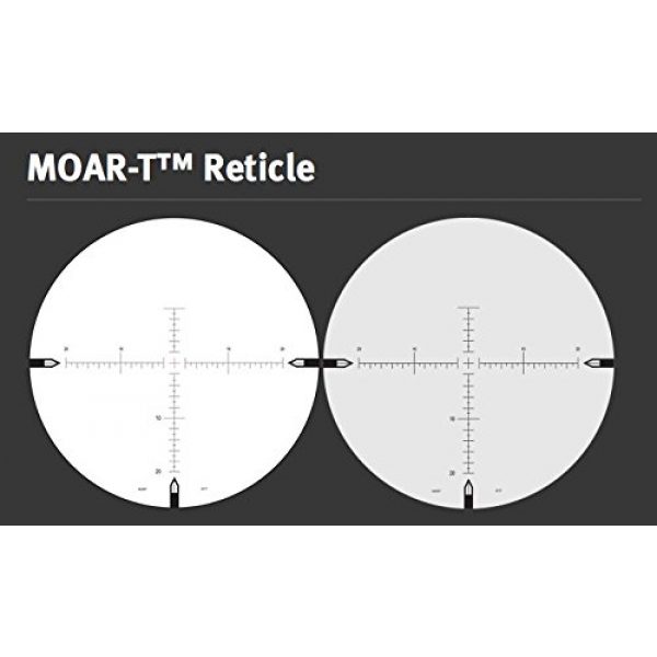 NightForce Rifle Scope 3 NightForce Tactical 5.5-22x50 NXS Riflescope, Black, 30mm, ZeroStop - .250 MOA - MOAR-T